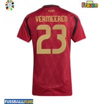 Belgien Arthur Vermeeren #23 Heimtrikot Frauen EM 2024 Kurzarm